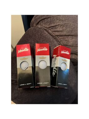 Maxfli Noodle Long & Soft Golf Balls 3 Sleeves (9 Total) New